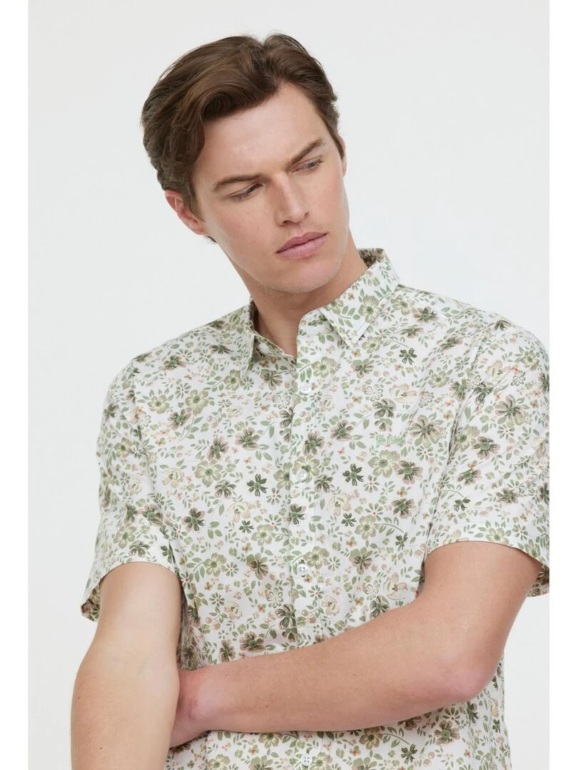 Lee Cooper Chemise manches courtes coton regular DILERTY Vert pistache