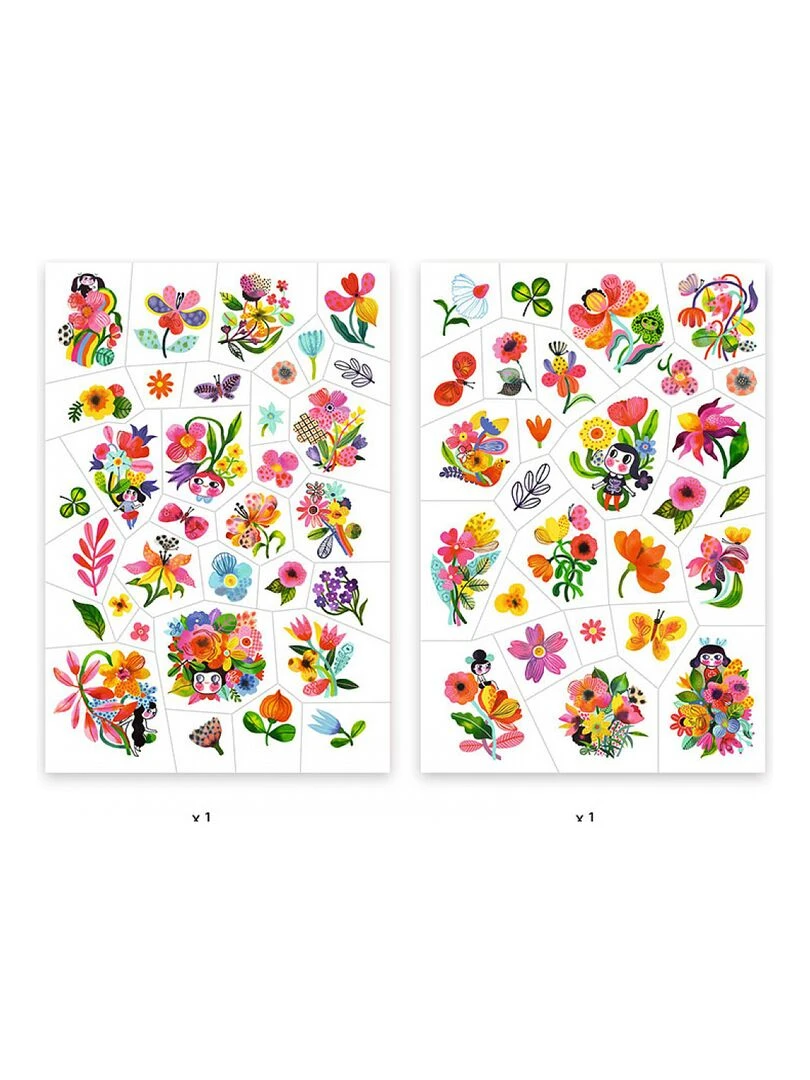 Tatouages Aqua Flor 'Djeco'   N/A