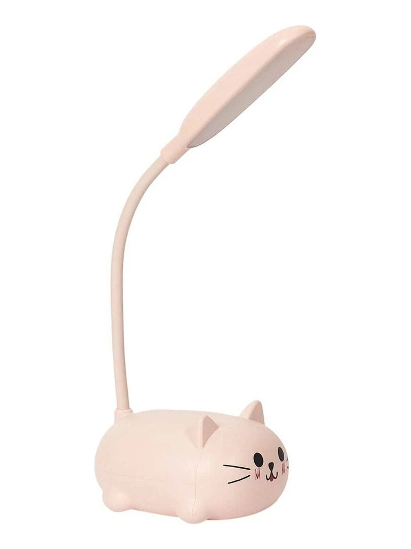Lampe veilleuse LED chat rose Rose