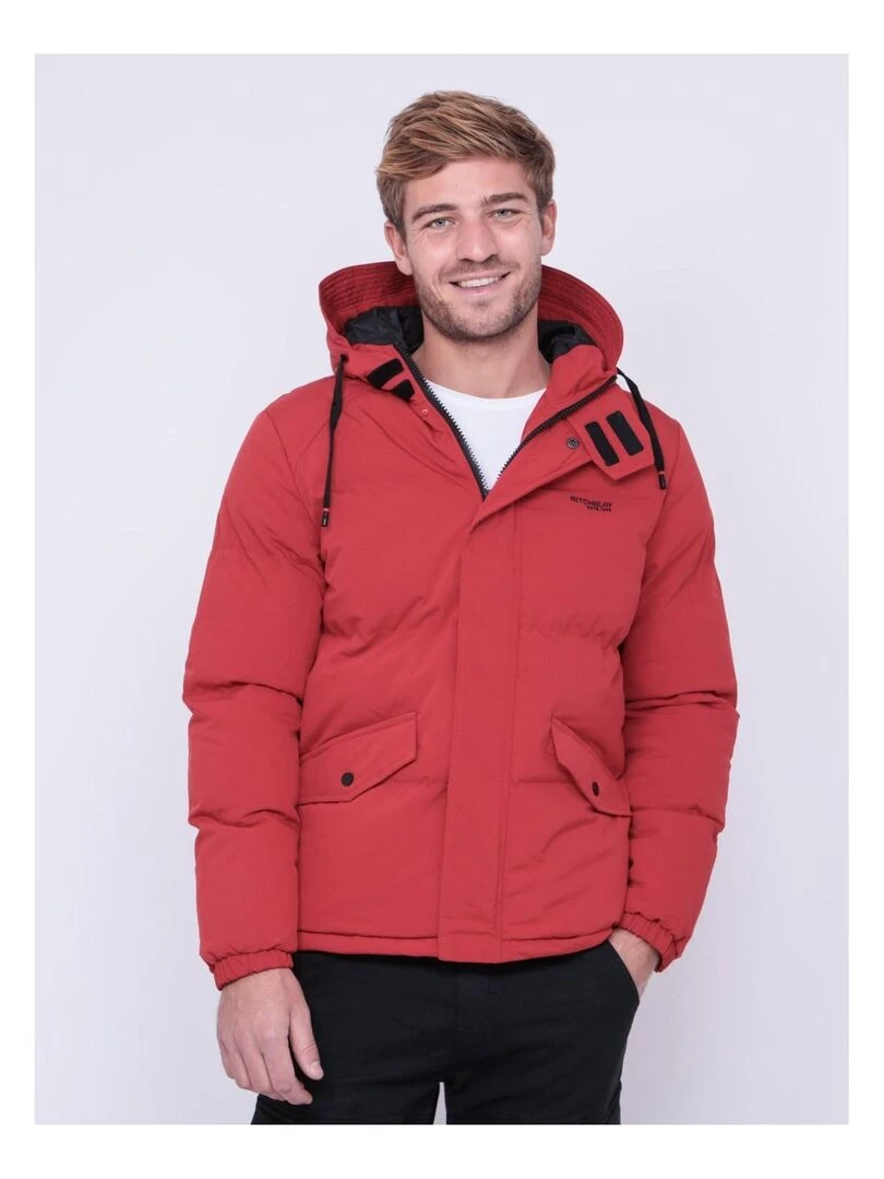 Parka capuche ZANDOVEN Rouge
