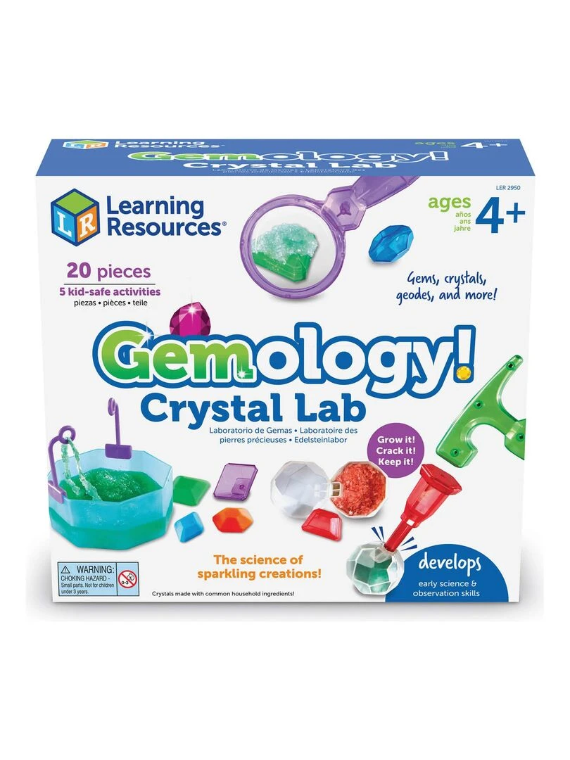 Kit scientifique : Gemology! Laboratoire de cristal N/A