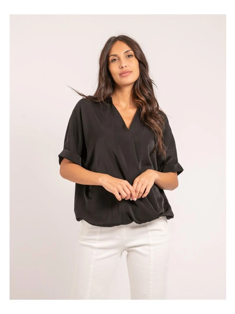 Blouse fluide OURIA Noir