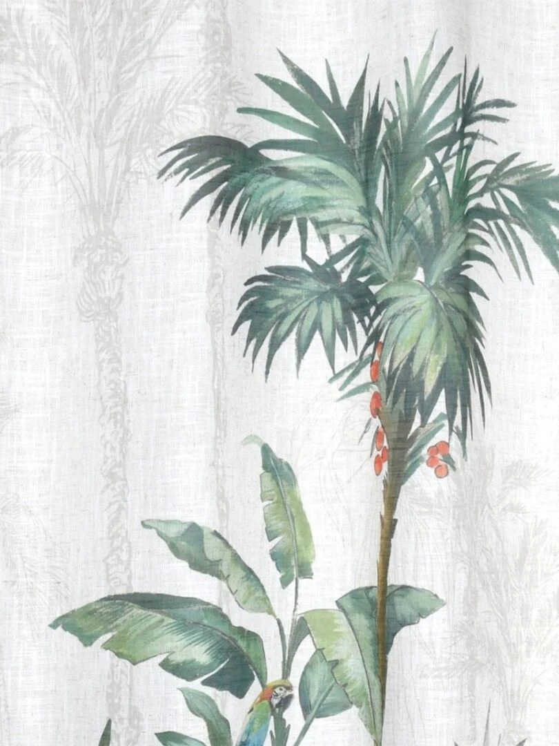 Rideau à œillets 140x260 cm Kamae   Vert