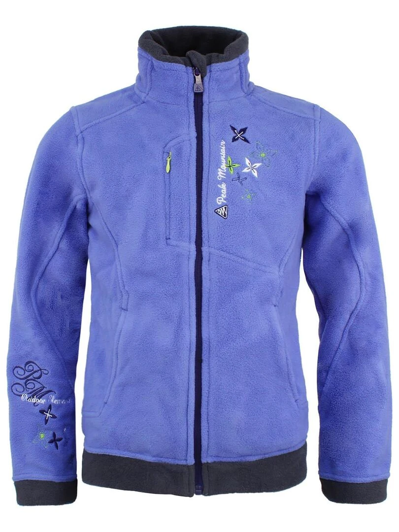Blouson polaire fille FARIL PEAK MOUNTAIN Bleu