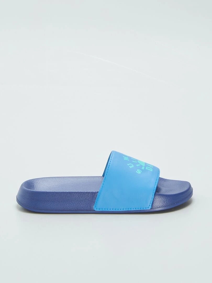Claquettes de piscine fantaisies Bleu
