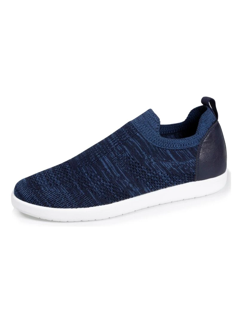 Baskets Confort Femme Slip on Marine Bleu marine