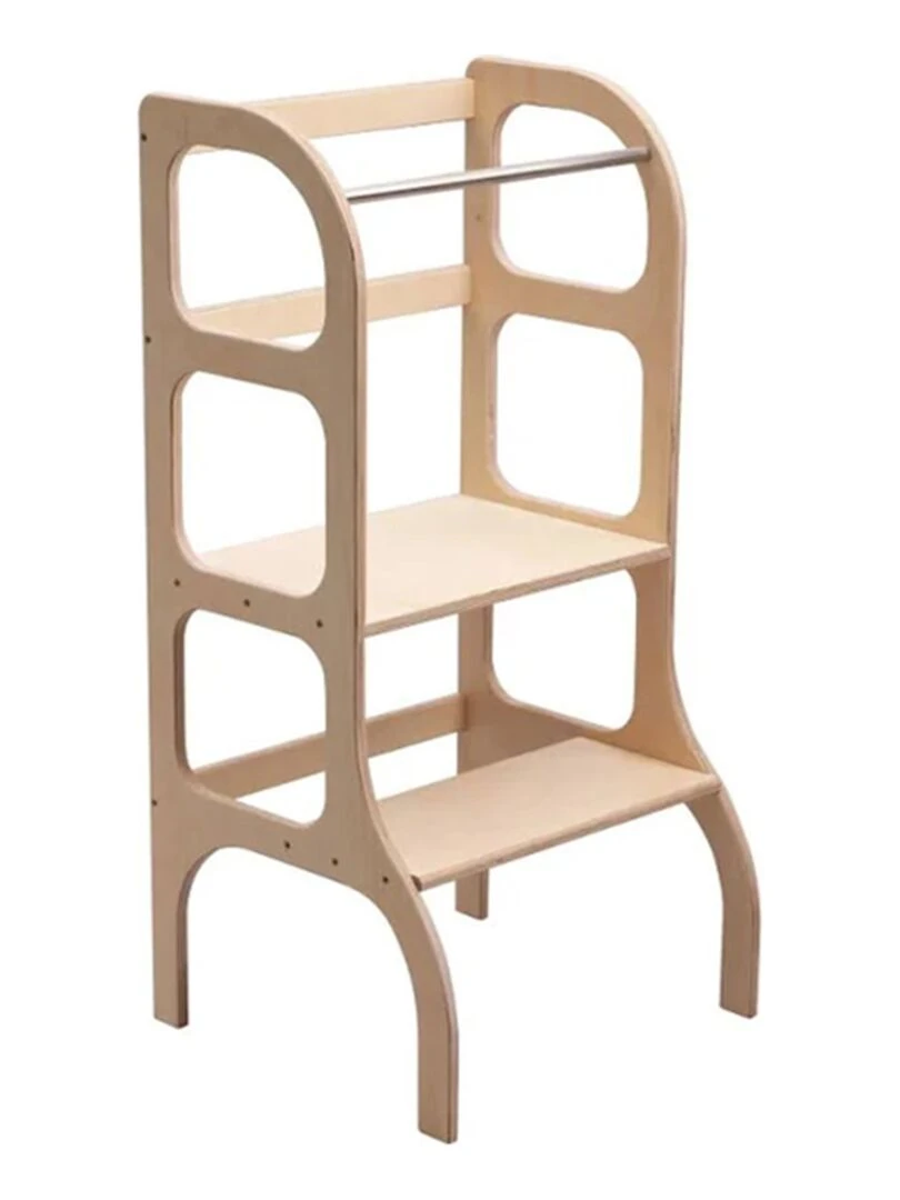 Tour dobservation Montessori transformable Step'N'Sit Wood Gold Beige