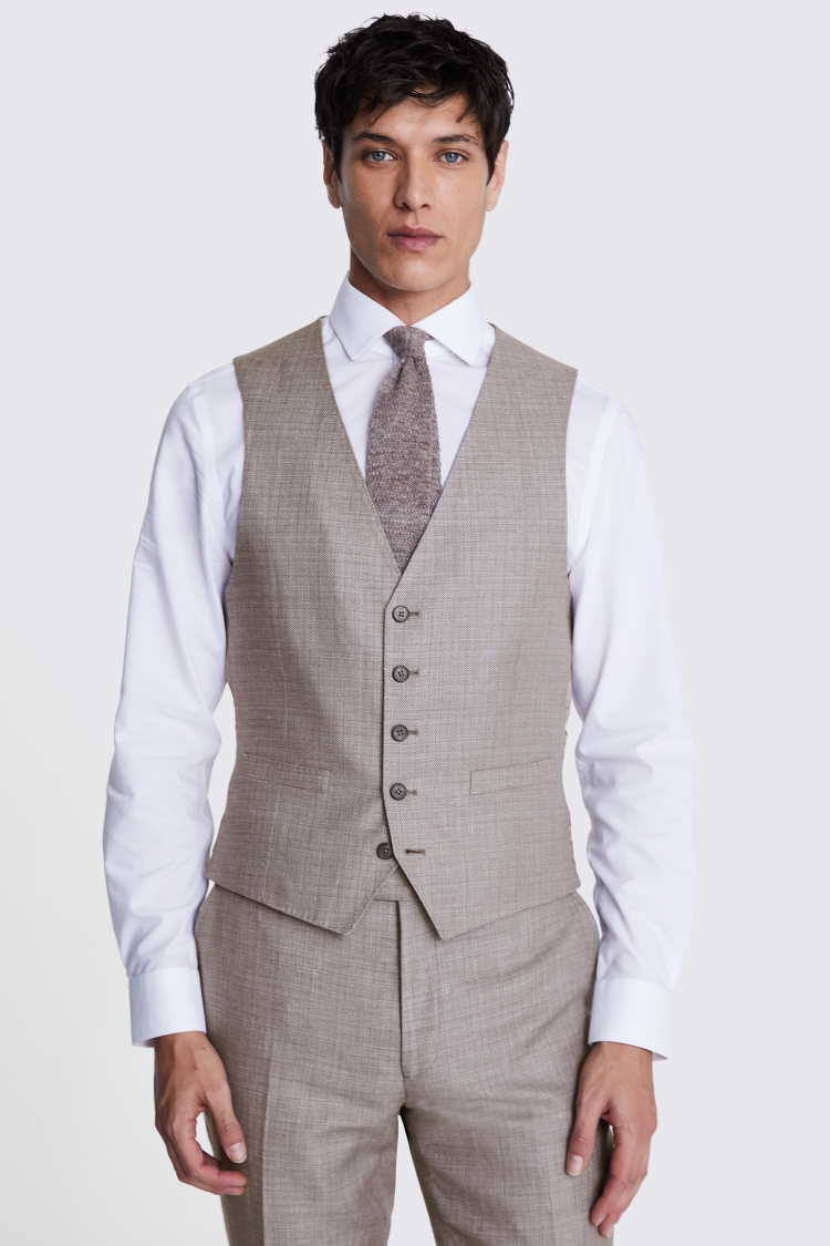 Italian Tailored Fit Off White Check Jacket    Buy Online at Moss