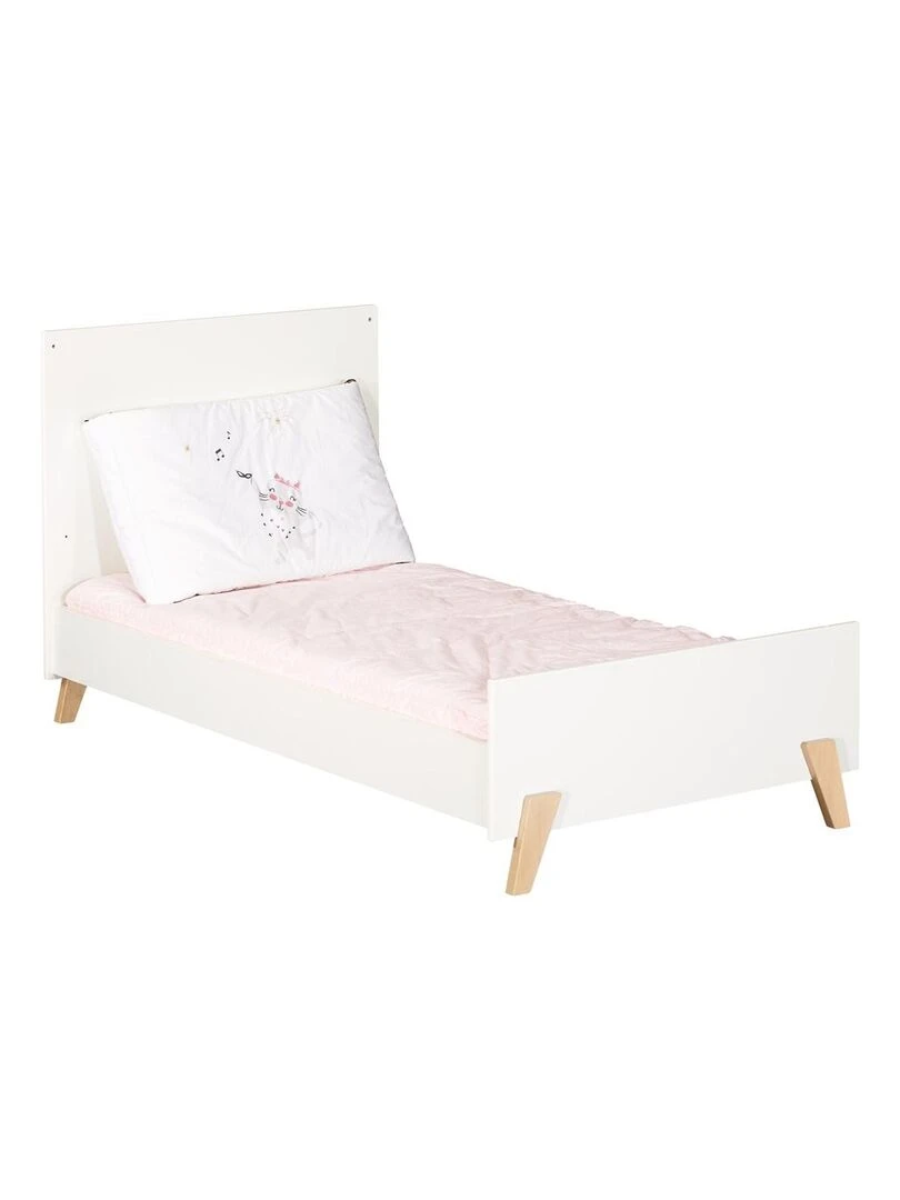 Lit évolutif JOY   BABYPRICE   Blanc Marron