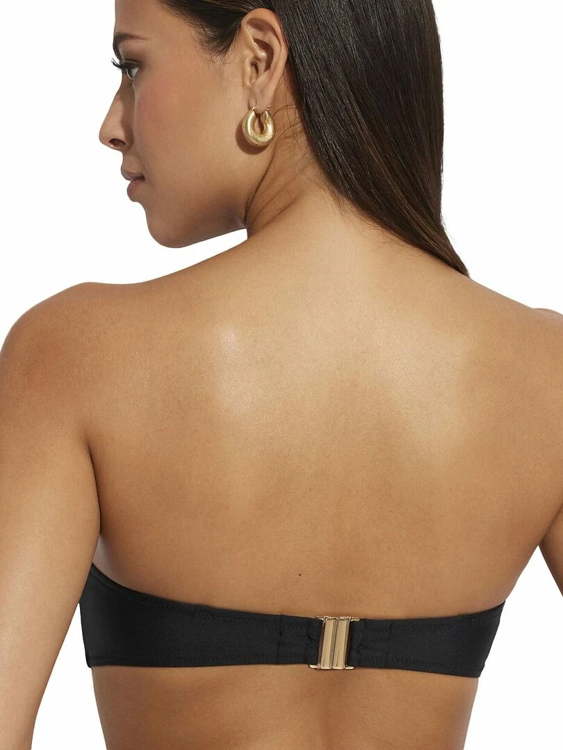 Haut maillot de bain bandeau Musha Cay Noir