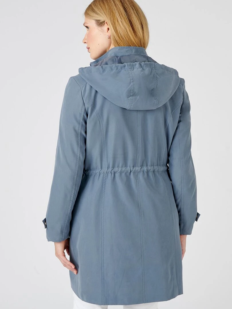 Parka longue toucher doux   Damart   Gris