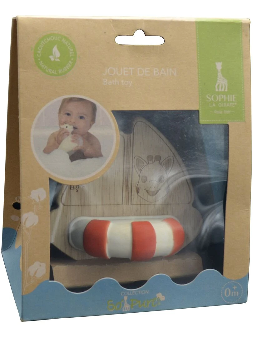 Jouet de dentition bateau Rubber & Wood   N/A