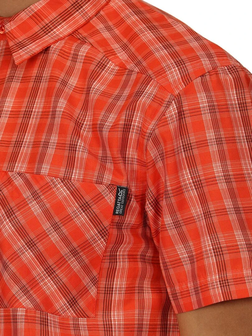 Regatta   Chemise KALAMBO   Rouge brique