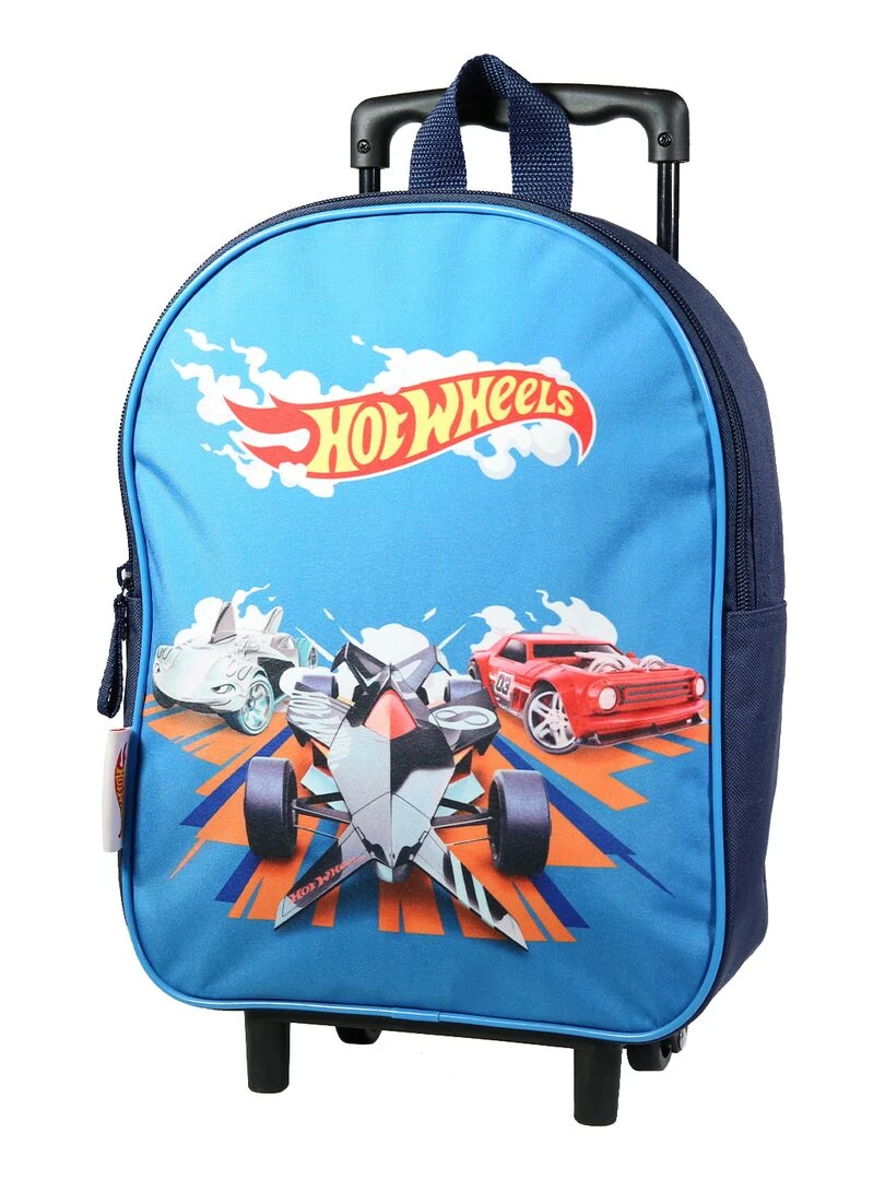 BAGTROTTER Sac à dos à roulettes 31 cm maternelle Hot Wheels Bleu Bleu