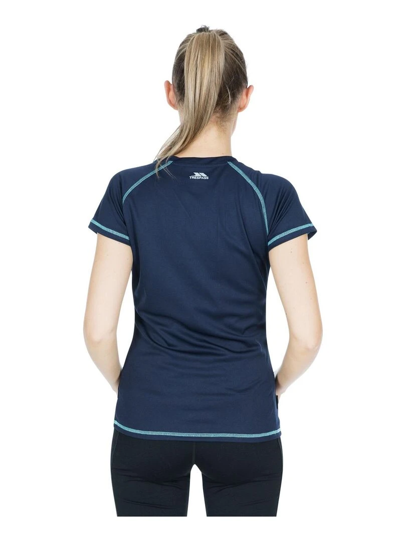 Trespass   T Shirt de sport VIKTORIA   Bleu marine