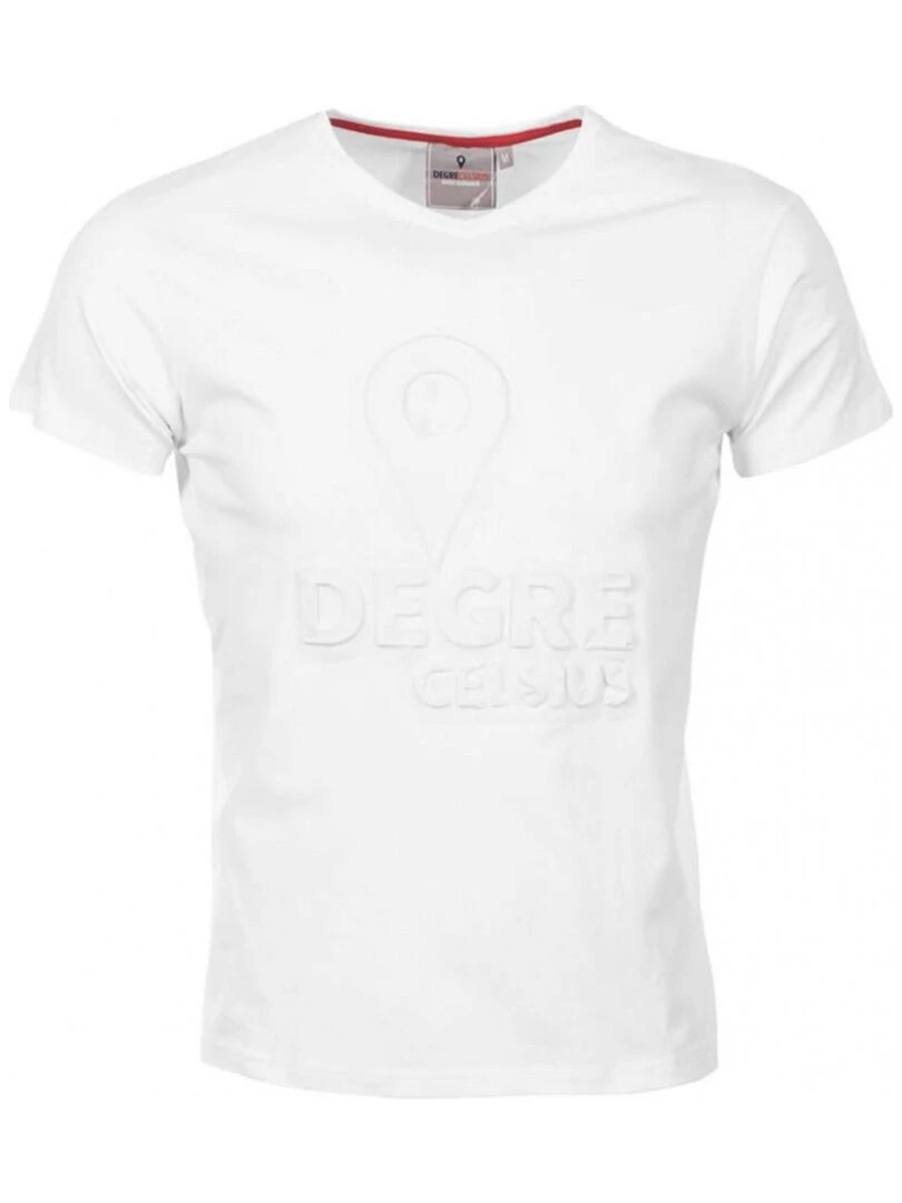 T shirt manches courtes homme CABOS DEGRE CELSIUS Blanc