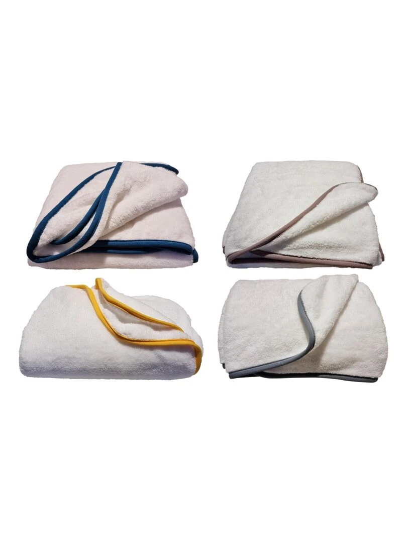 Plaid Bébé Blanc/Bleu   Bleu