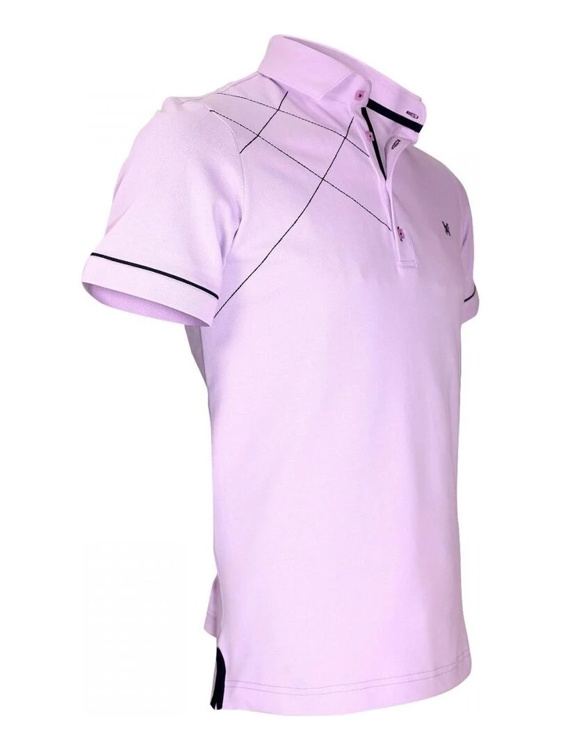 Polo brodé PLYMOUTH   Parme