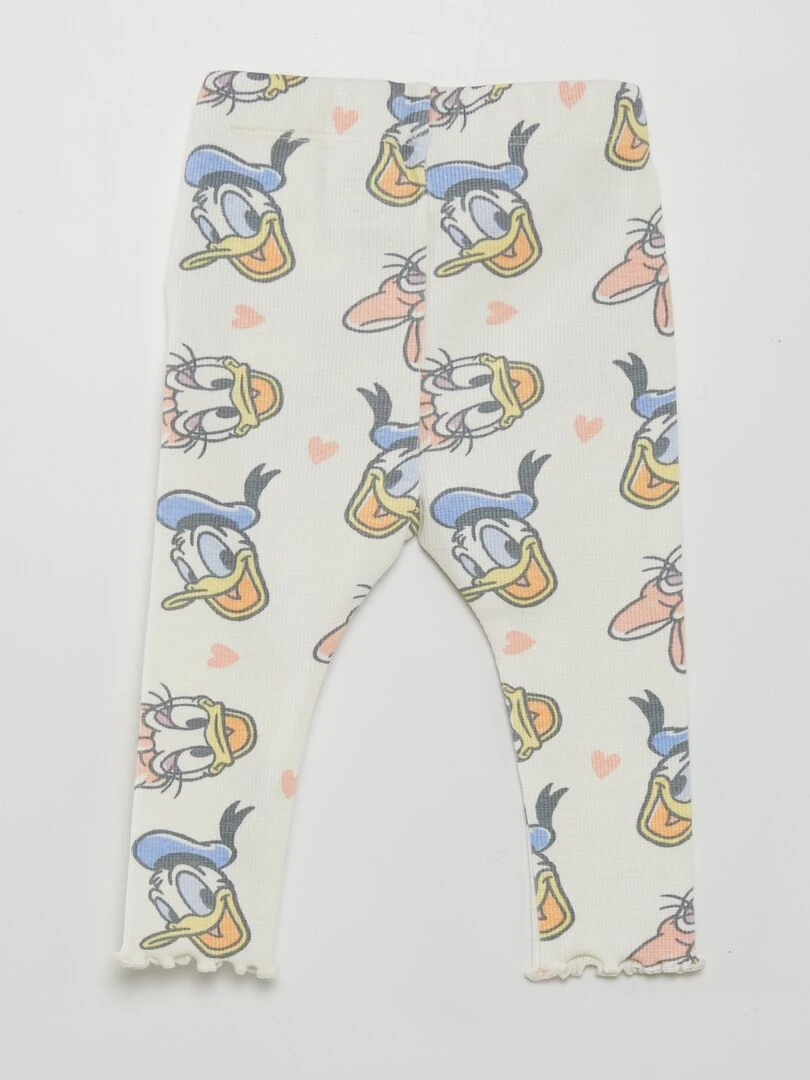 Legging côtelé 'Donald'   Crème