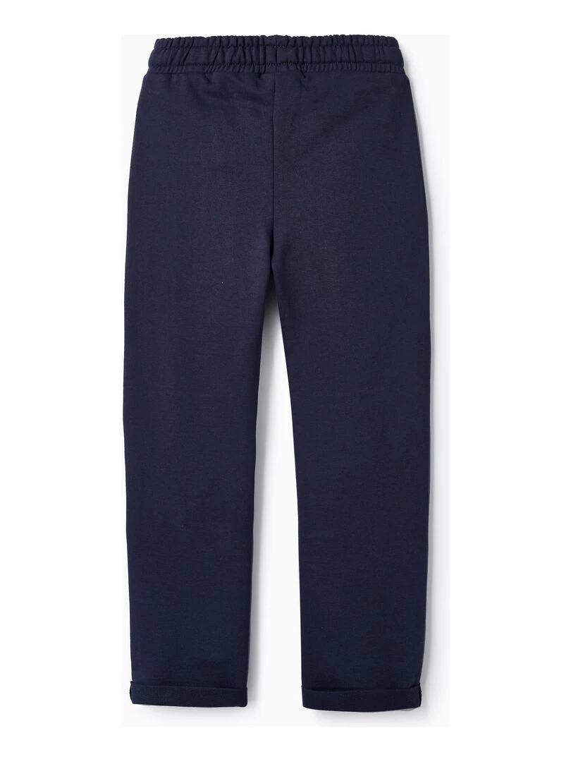 Pantalon de sport en coton pour fille GREAT GOALS GREAT WORLD Bleu foncé