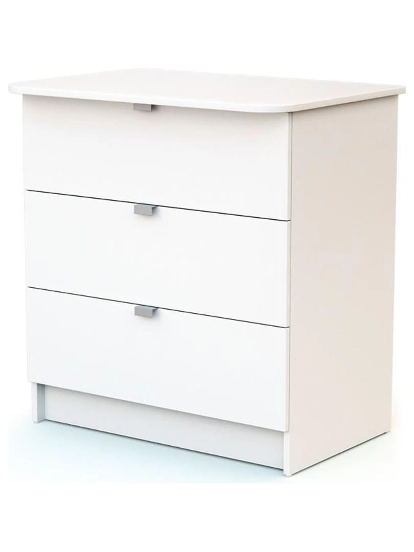 WEBABY Commode à langer Blanc