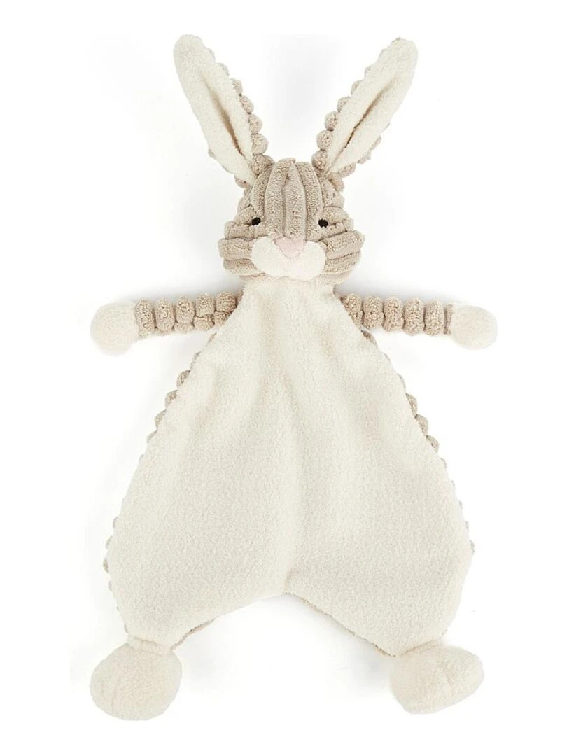 Doudou plat lièvre Cordy Roy Baby Soother L: 6 cm x l : 19 cm x H: 23 cm Blanc