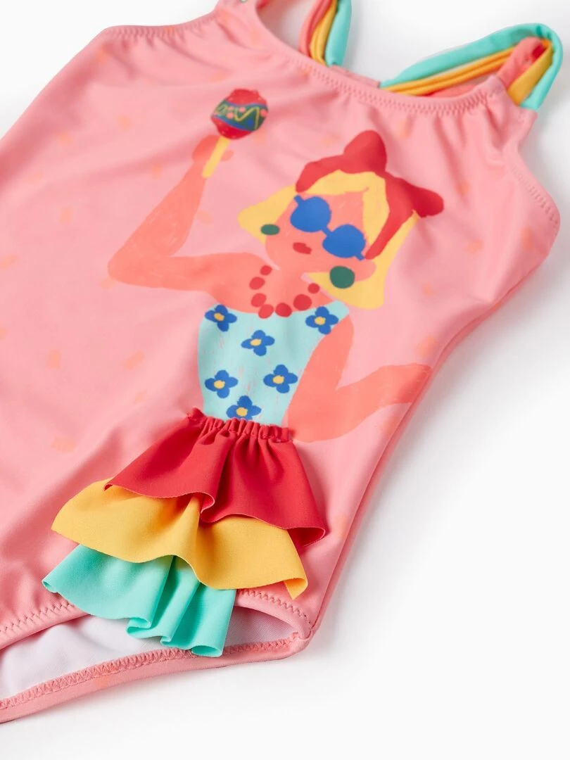 Maillot de Bain pour Fille 'Maracas'   Rose