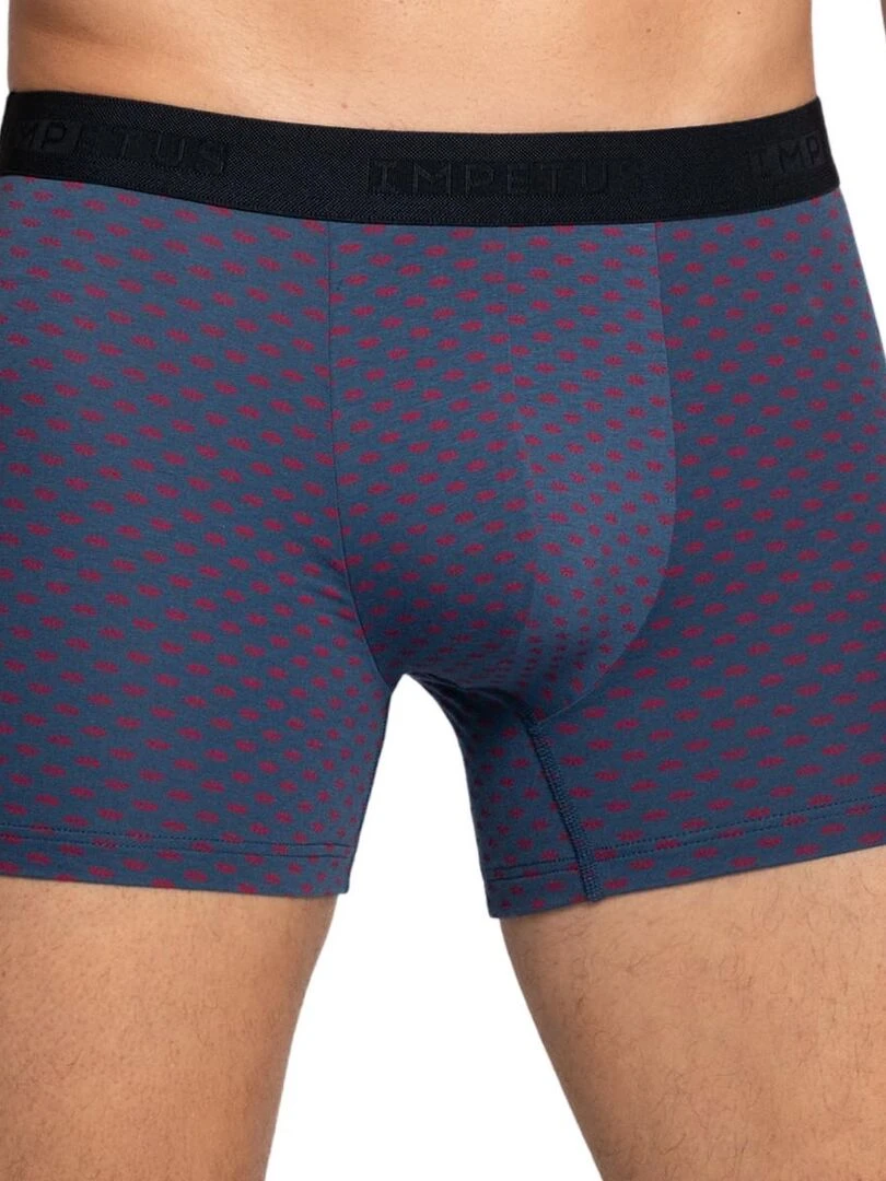 Pack de 2 boxers en coton et modal Vinales Bleu