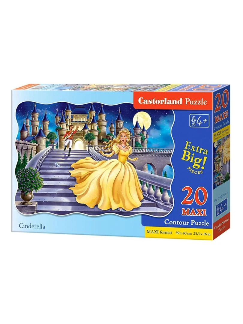 Puzzle 20 pièces maxi : Cendrillon N/A