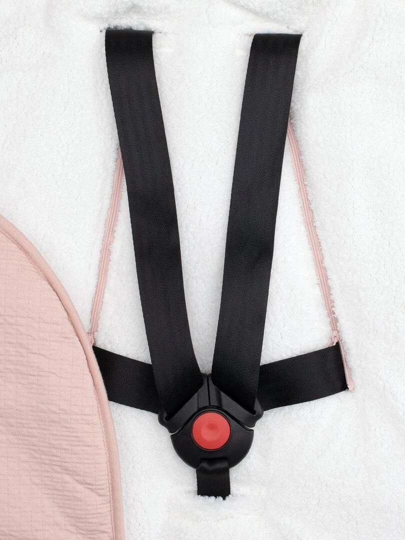 Bemini Nid d'ange doublé Pady tetra jersey et teddy   Rose clair