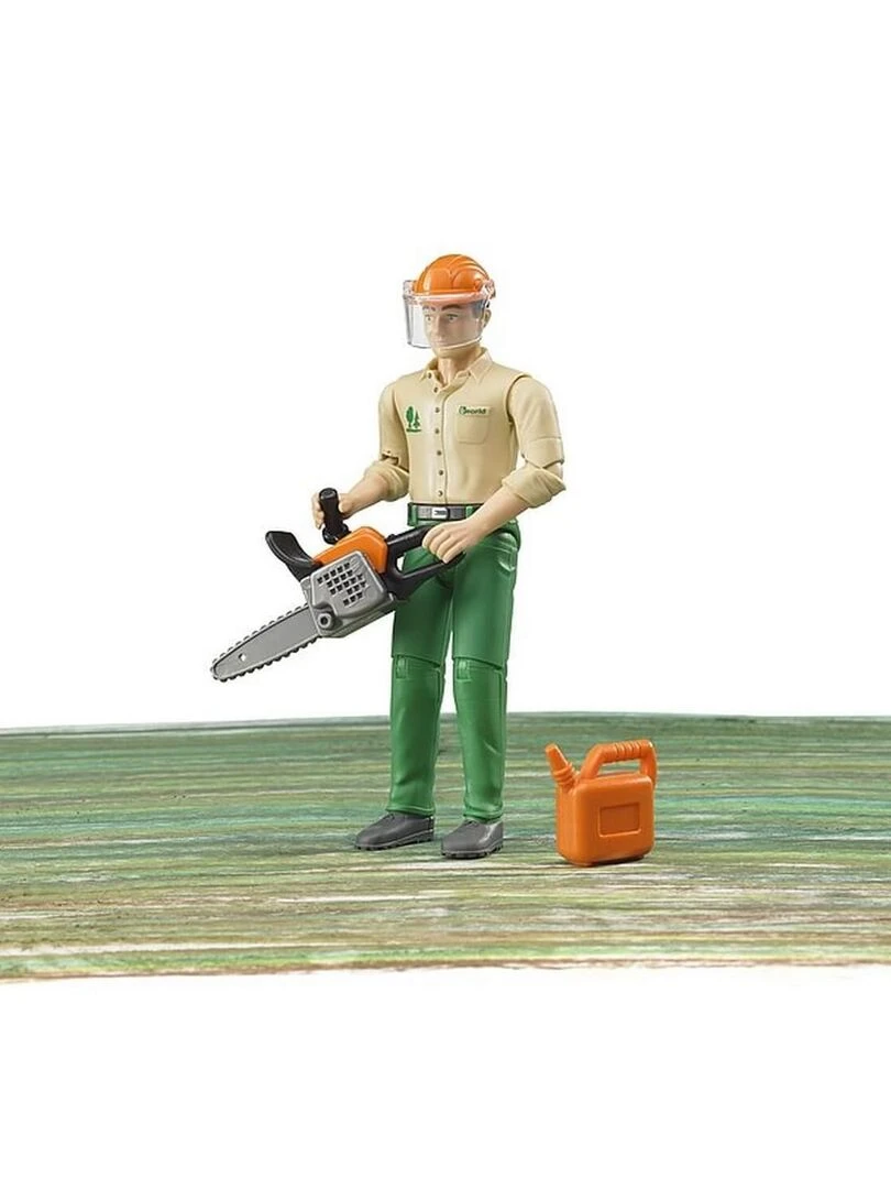 Ouvrier forestier avec accessoires   N/A