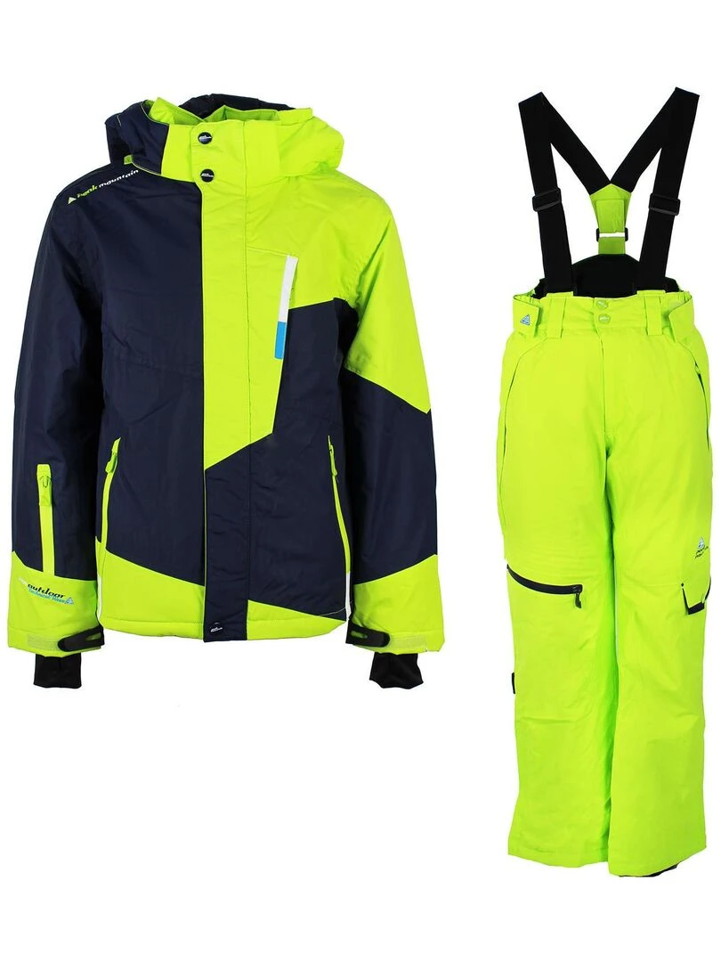 Ensemble de ski garçon ECORO PEAK MOUNTAIN Vert