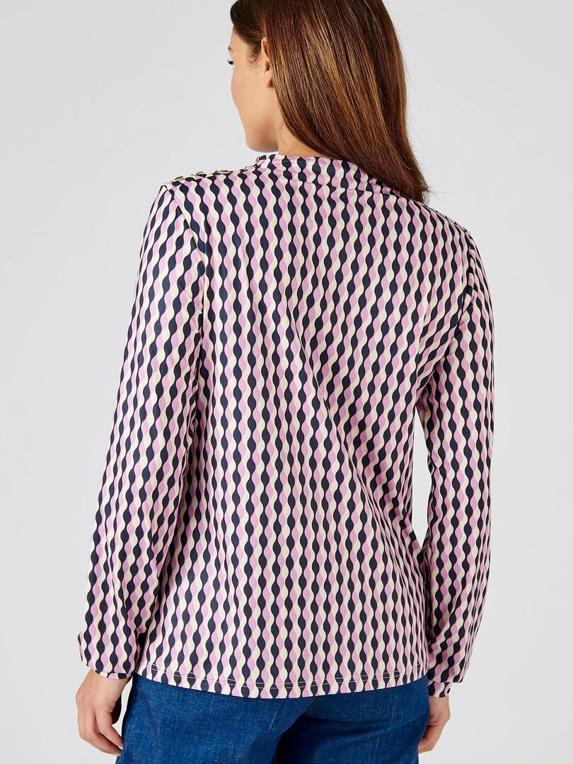 Tee shirt maille chaude   Damart   Rose