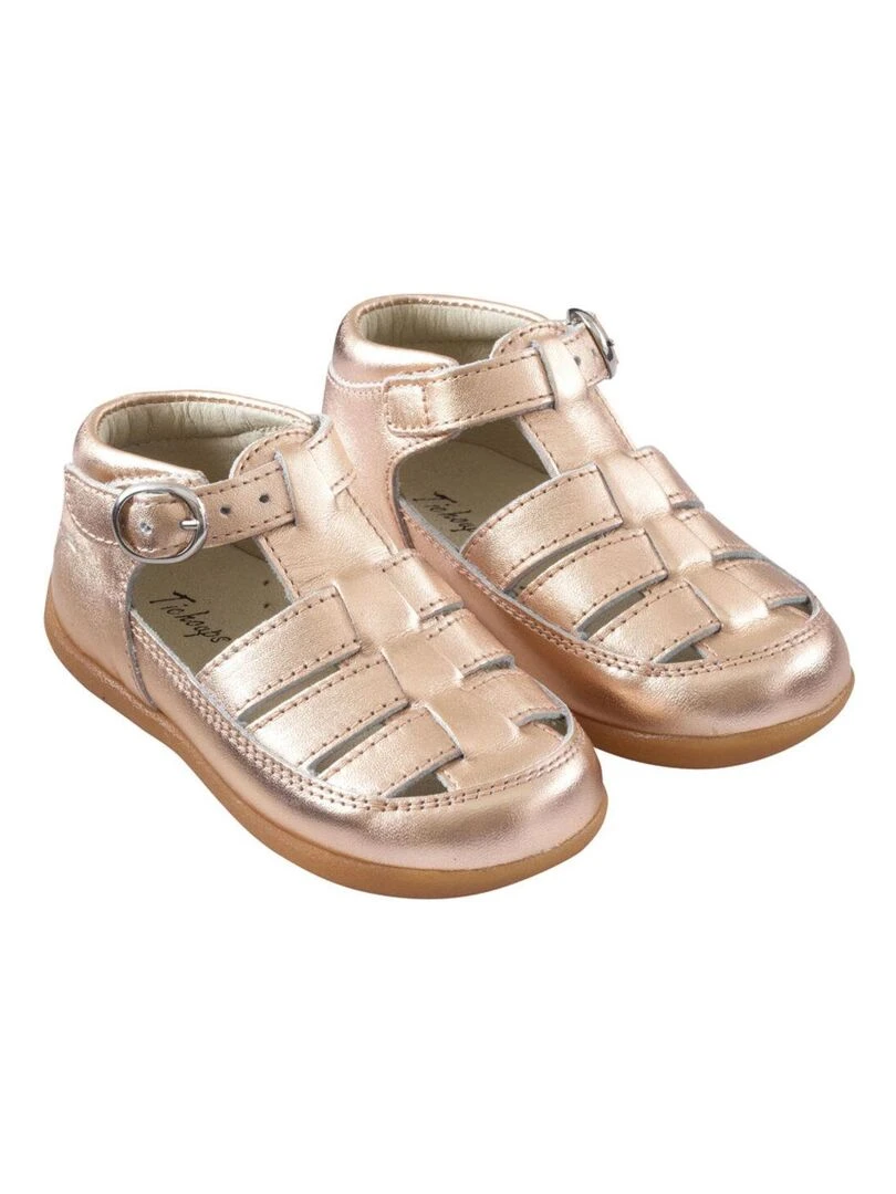 Sandales cuir Rocket Rose
