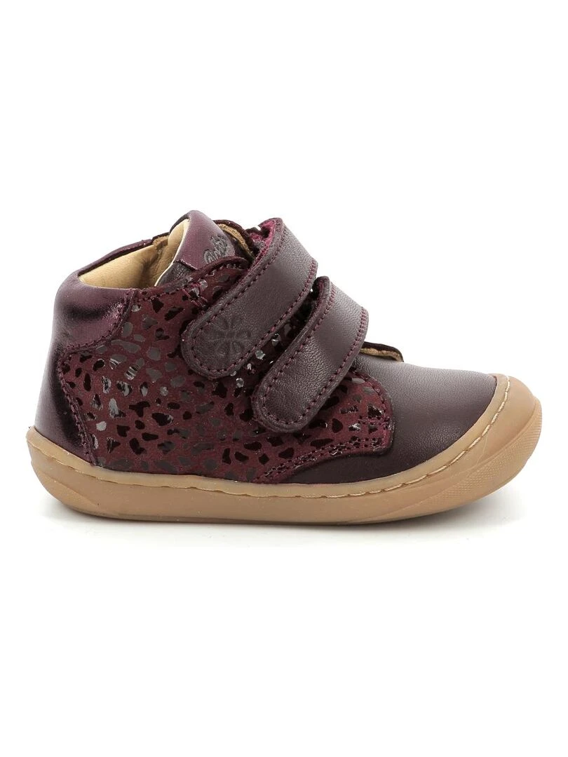 Bottillons Cuir Chyo Bordeaux