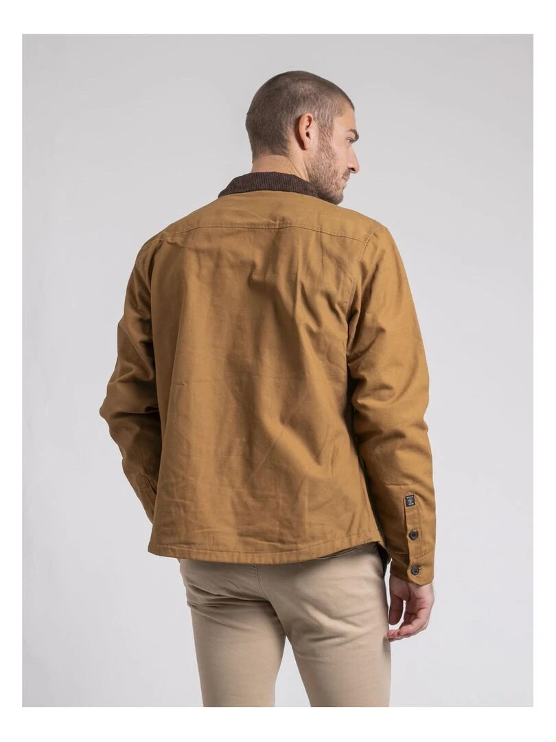 Veste doublée polaire ZEAST Marron glacé