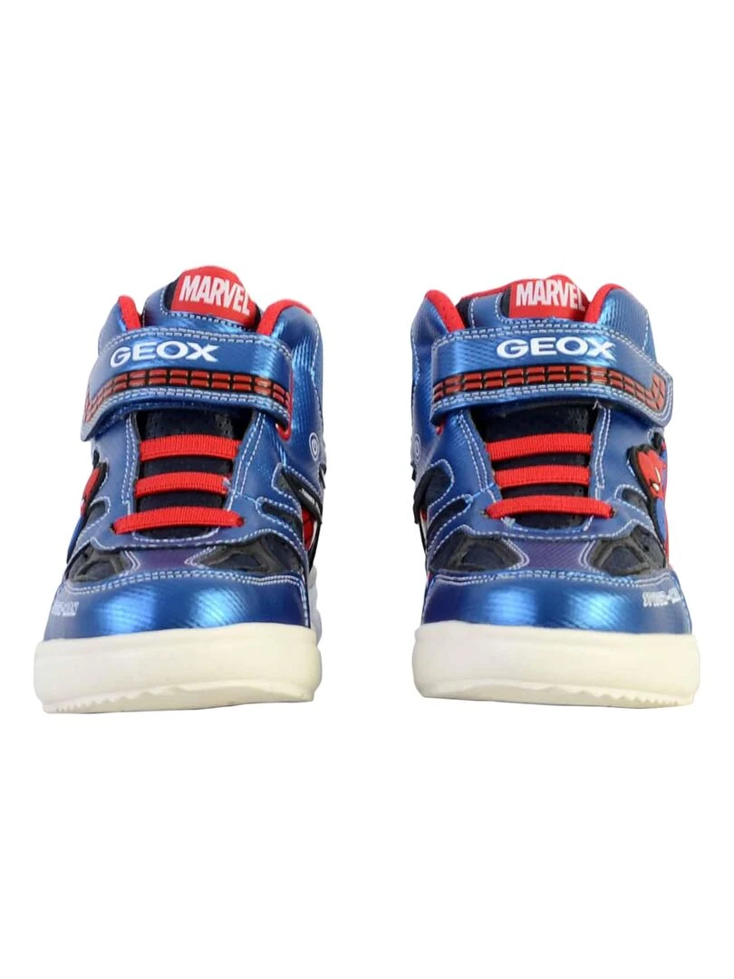 Basket Montante à Scratch Enfant Geox Grayjay   Bleu