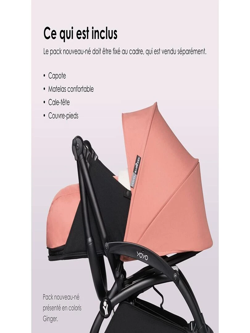 Pack nouveau né 0+ Toffee pour poussette YOYO2 Marron