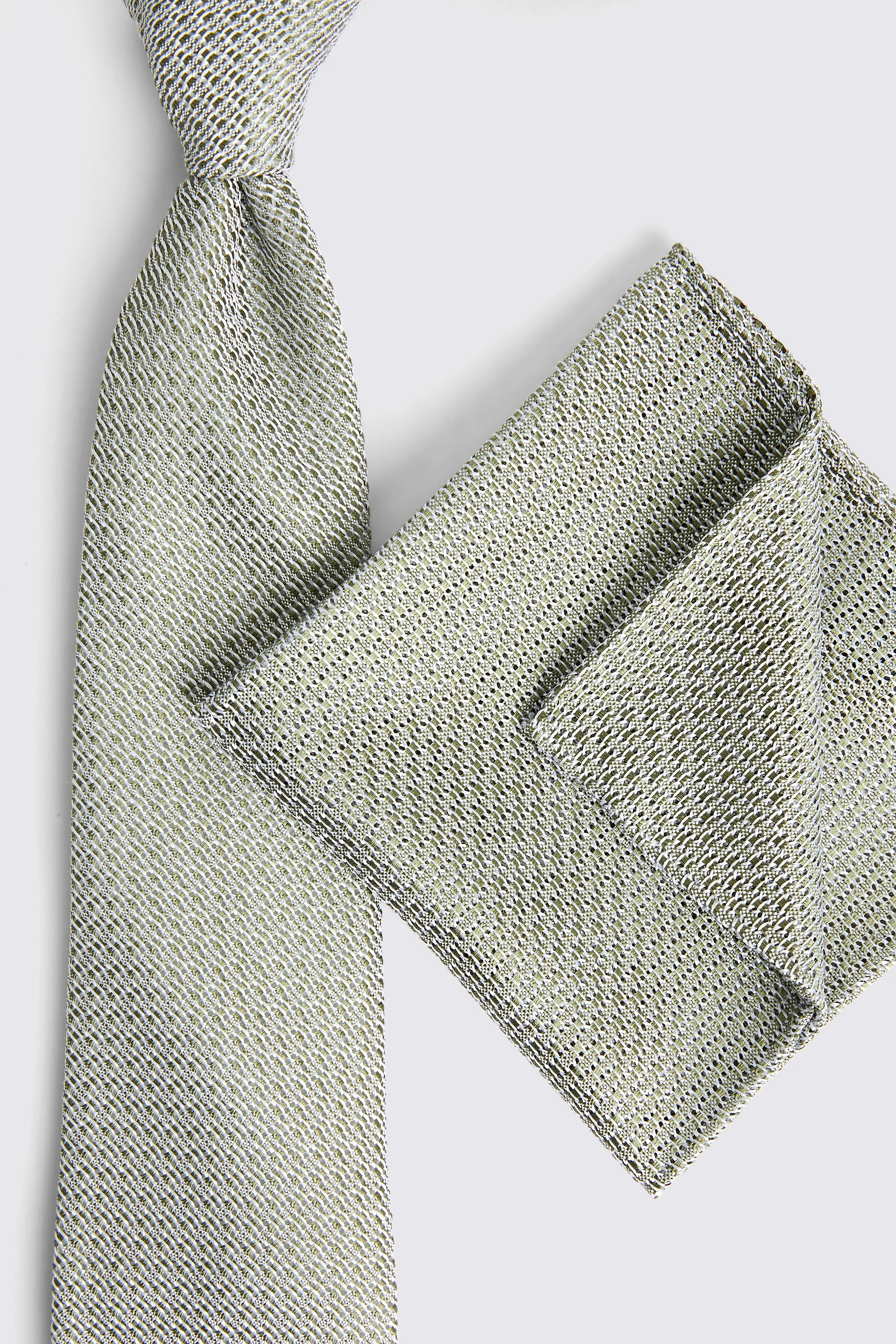 Sage Grenadine Pocket Square   Buy Online at Moss