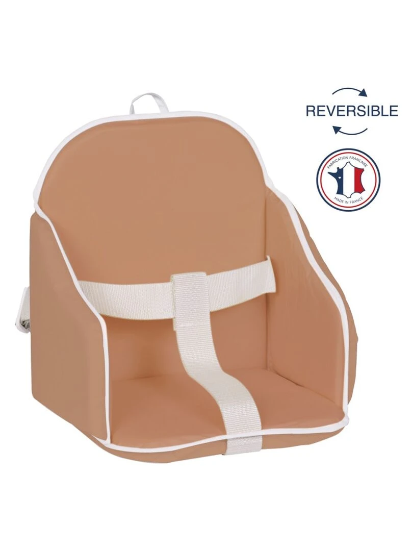 Candide Coussin de chaise PVC avec sangles de sécurité cassonade Orange
