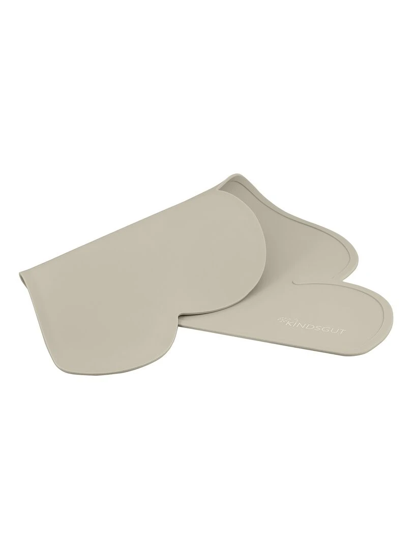 Set de table en forme de nuage en silicone   Beige gris