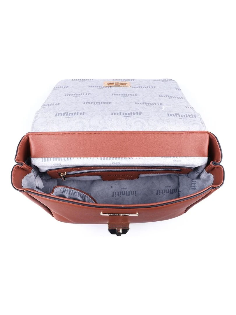 INFINITIF   SAC A MAIN CAPUCINE   Marron