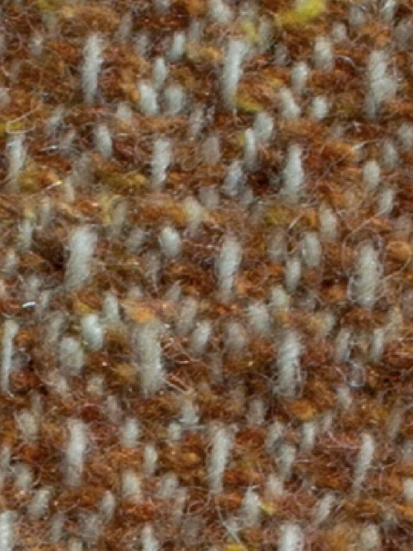 Plaid en laine avec micro motif losange   Marron glacé