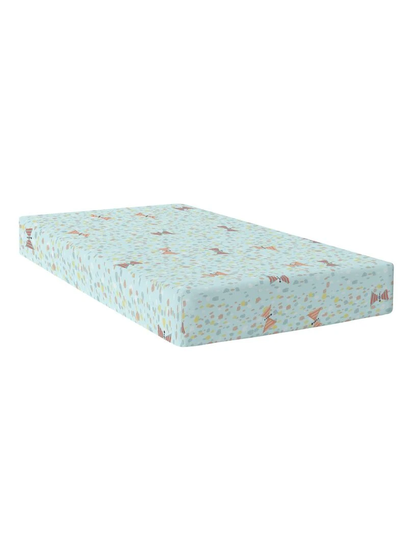 Drap housse Woodland "Happyfriday"   Blanc