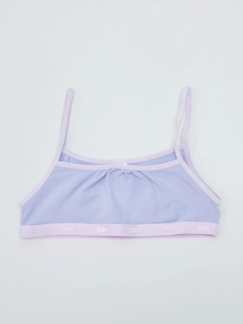 Lot de 3 brassières 'DIM'   Violet