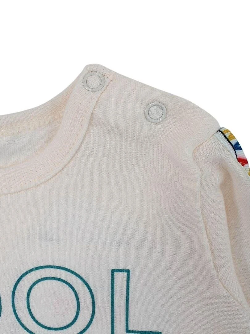 Disney   Ensemble T shirt pantalon bébé garçon Imprimé Mickey   Blanc