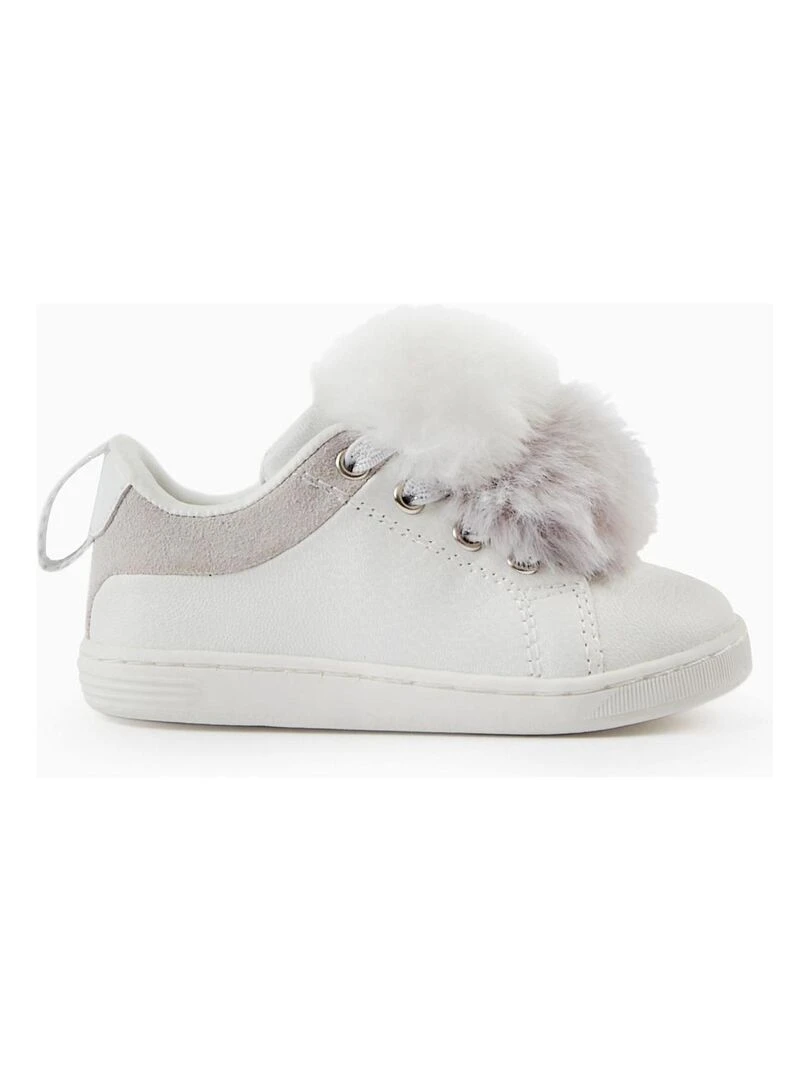 Baskets avec Pompons Bébé Fille 'ZY 1996' TREASURE MOUNTAIN Blanc