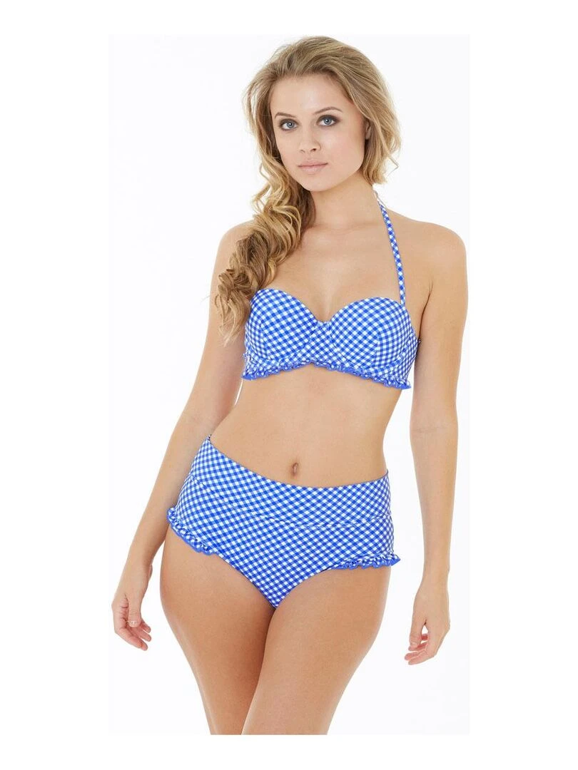 Haut de maillot balconnet SAINT TROP   Brigitte Bardot Bain   Bleu