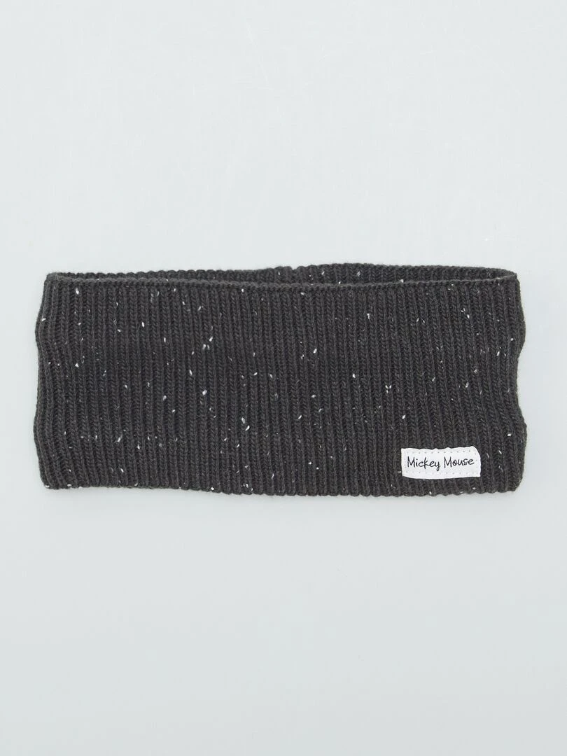 Ensemble bonnet + snood chaud   Gris