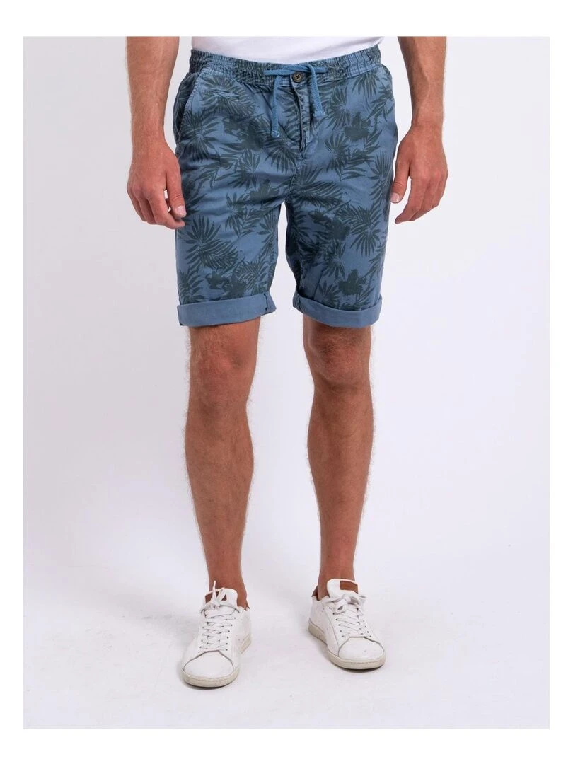 Bermuda chino motifs BOST Bleu
